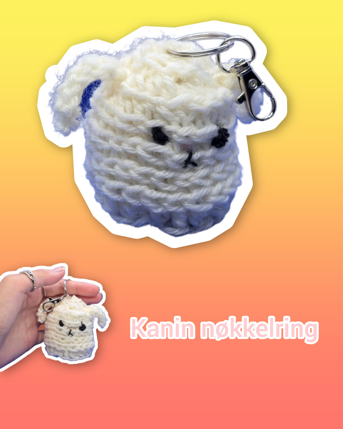 Kanin nøkkelring